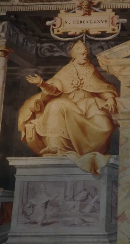 Fresko in der Kathedrale in Perugia