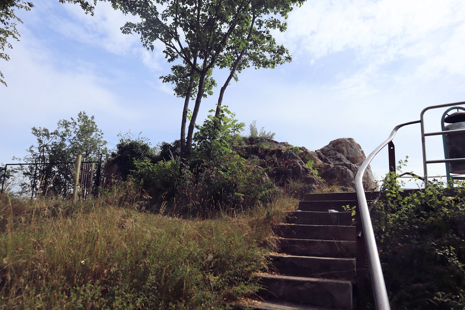 Ottilienberg - Fels über dem Stadtzentrum von Heidenheim