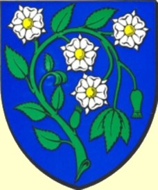 Wappen von Marienstatt mit dem Weißdornzweig