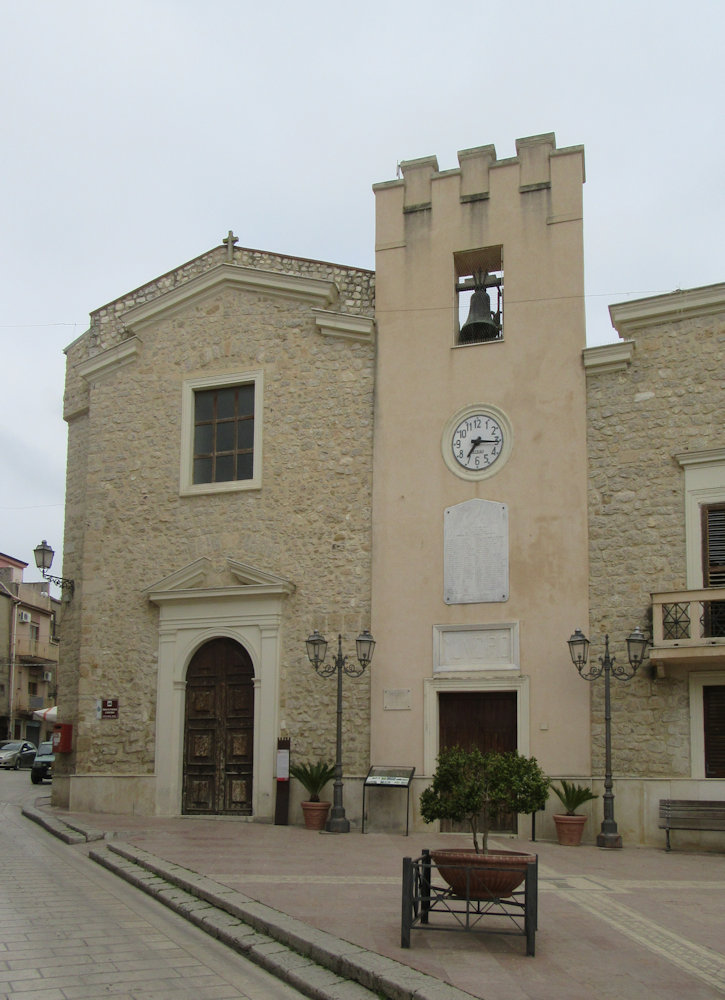 Kirche und Kloster der Franziskaner in Castronovo di Sicilia, gebaut 1578 / 1587