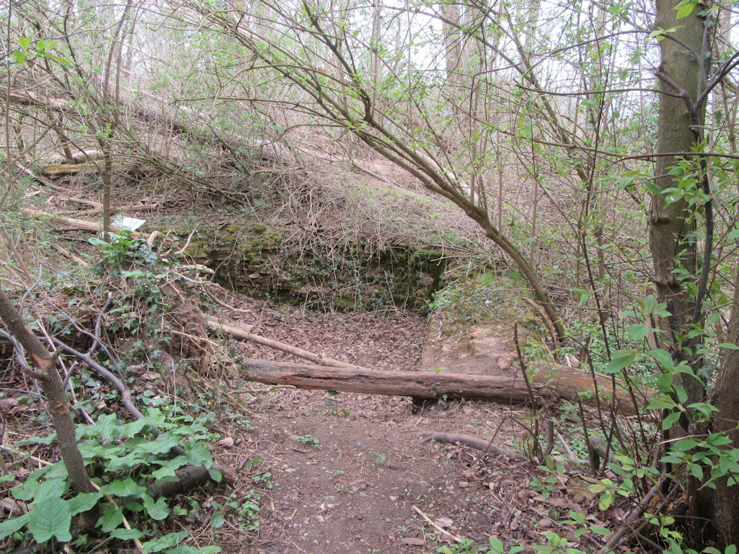 Reste der Burg Helpenstein bei Neuss