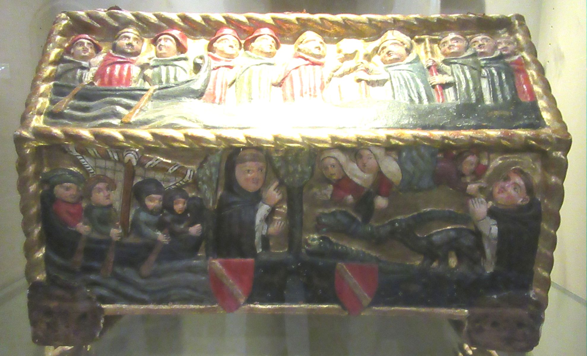 Reliquiar, 15. Jahrhundert, in der Kathedrale in Grasse