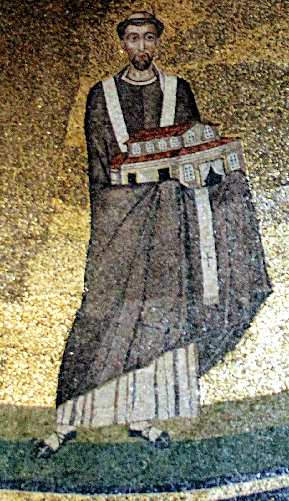 Mosaik in der Sant'Agnese fuori le mura in Rom