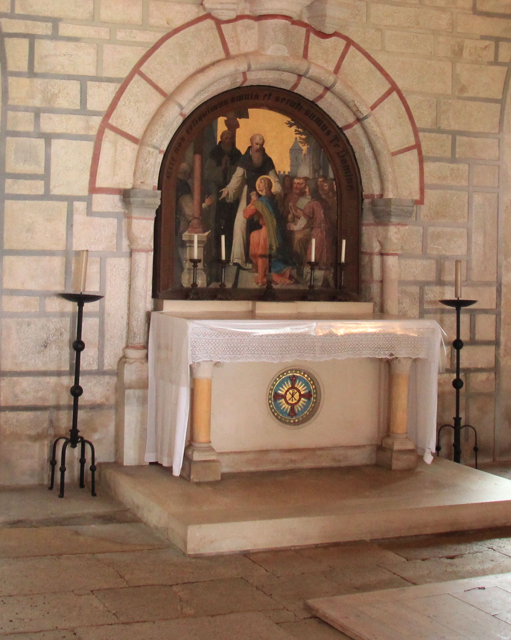Altar im Kapitelsaal des Stiftes Zwettl