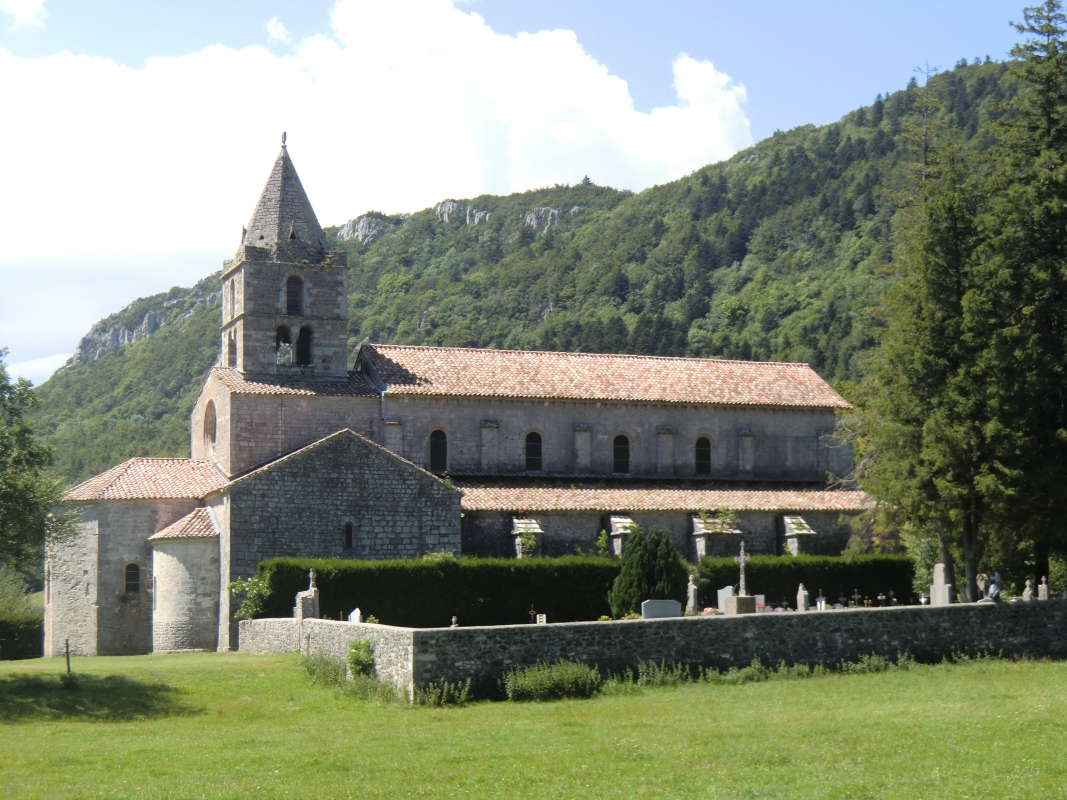 Kirche und Konventsgebäude des ehemaligen Zisterzienserklosters Léoncel