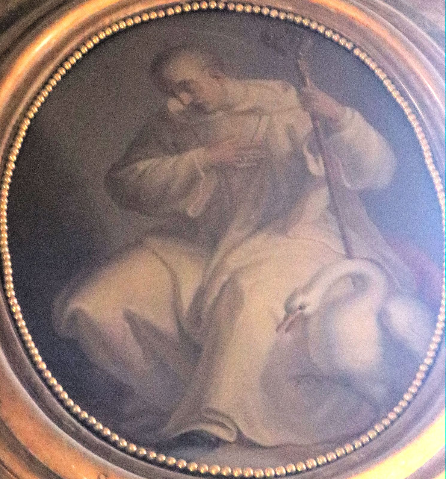 Bild in der Kirche der ehemaligen Kartause San Bartolomeo di Trisulti bei Collepardo nahe Frosinone