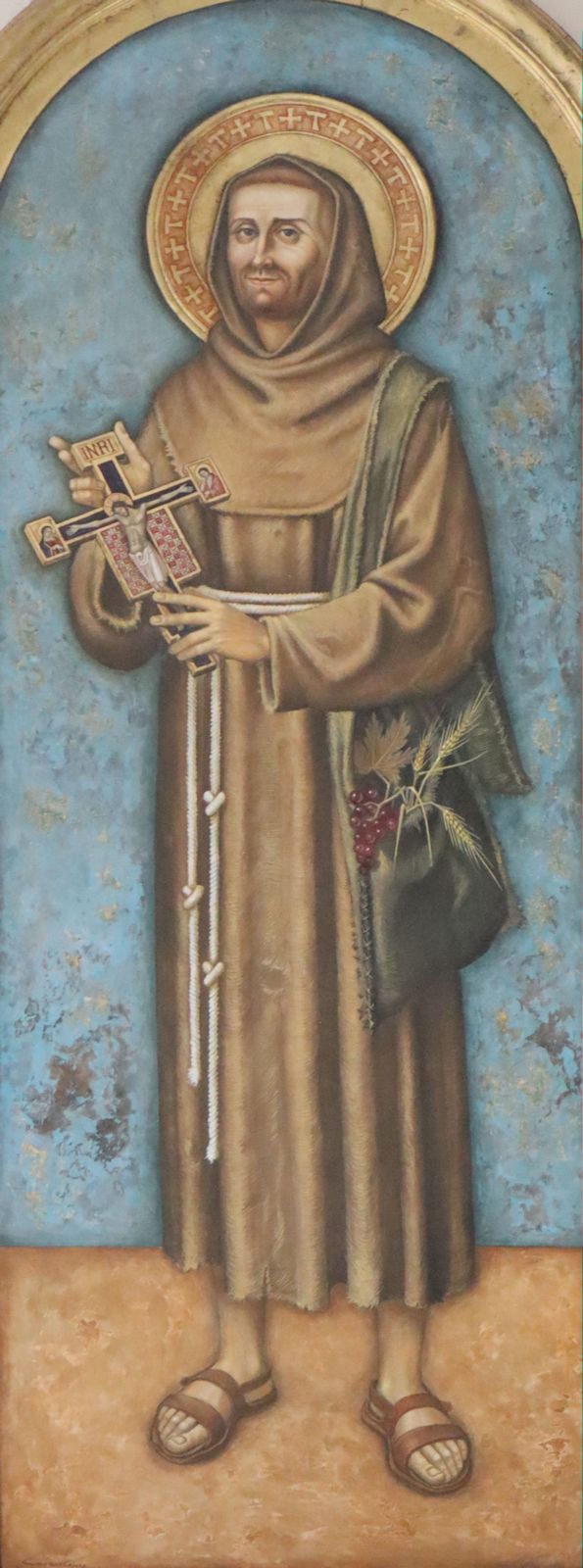 Fresko in der Franziskanerkirche in Catanzaro