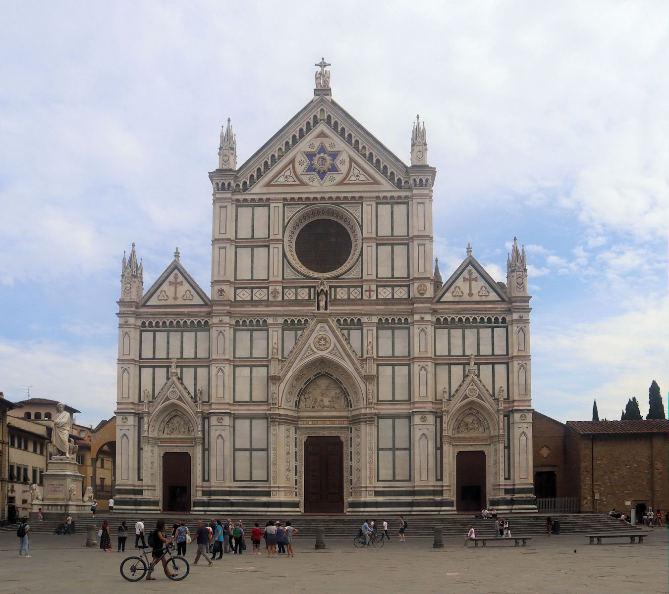 Kirche Santa Croce, erbaut an der Stelle der ersten Niederlassung der Franziskaner in Florenz