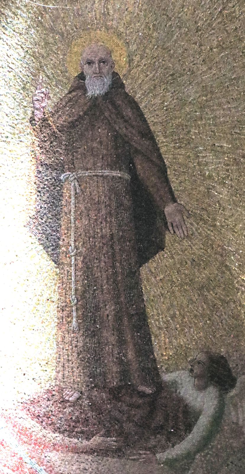 Angelo Gatto: Mosaik, 1966, in der Ignatius geweihten Kirche in Laconi