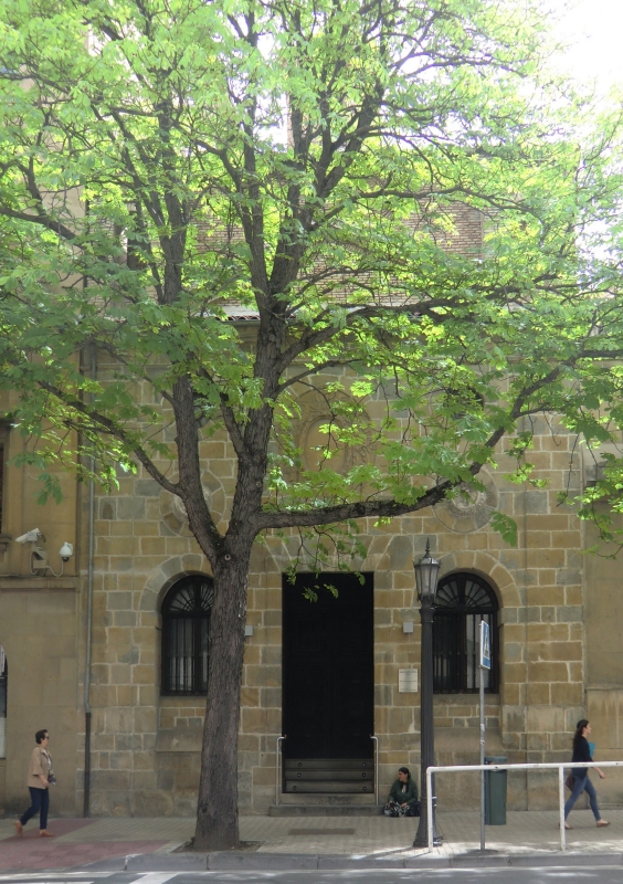 Die kleine Kirche S. Ignacio, zur Basilika erhoben, errichtet an der Stelle, an der Ignatius verletzt wurde, direkt neben dem ehemaligen Kastell