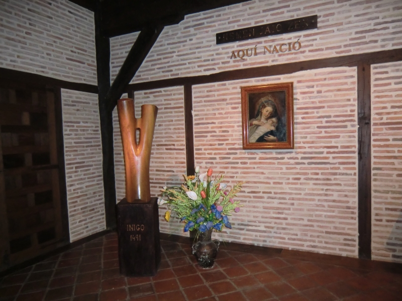 Geburtszimmer von Igantius, im Sanktuarium Ignatius in Loyola