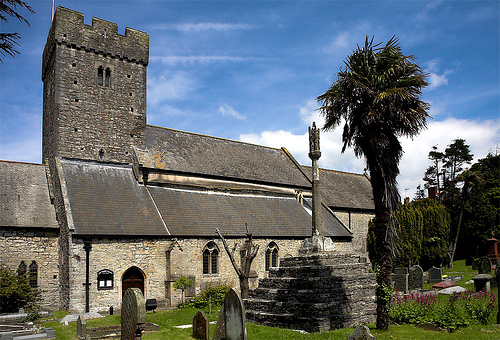 Kirche im nach Iltut benannten Llantwit Major in Wales