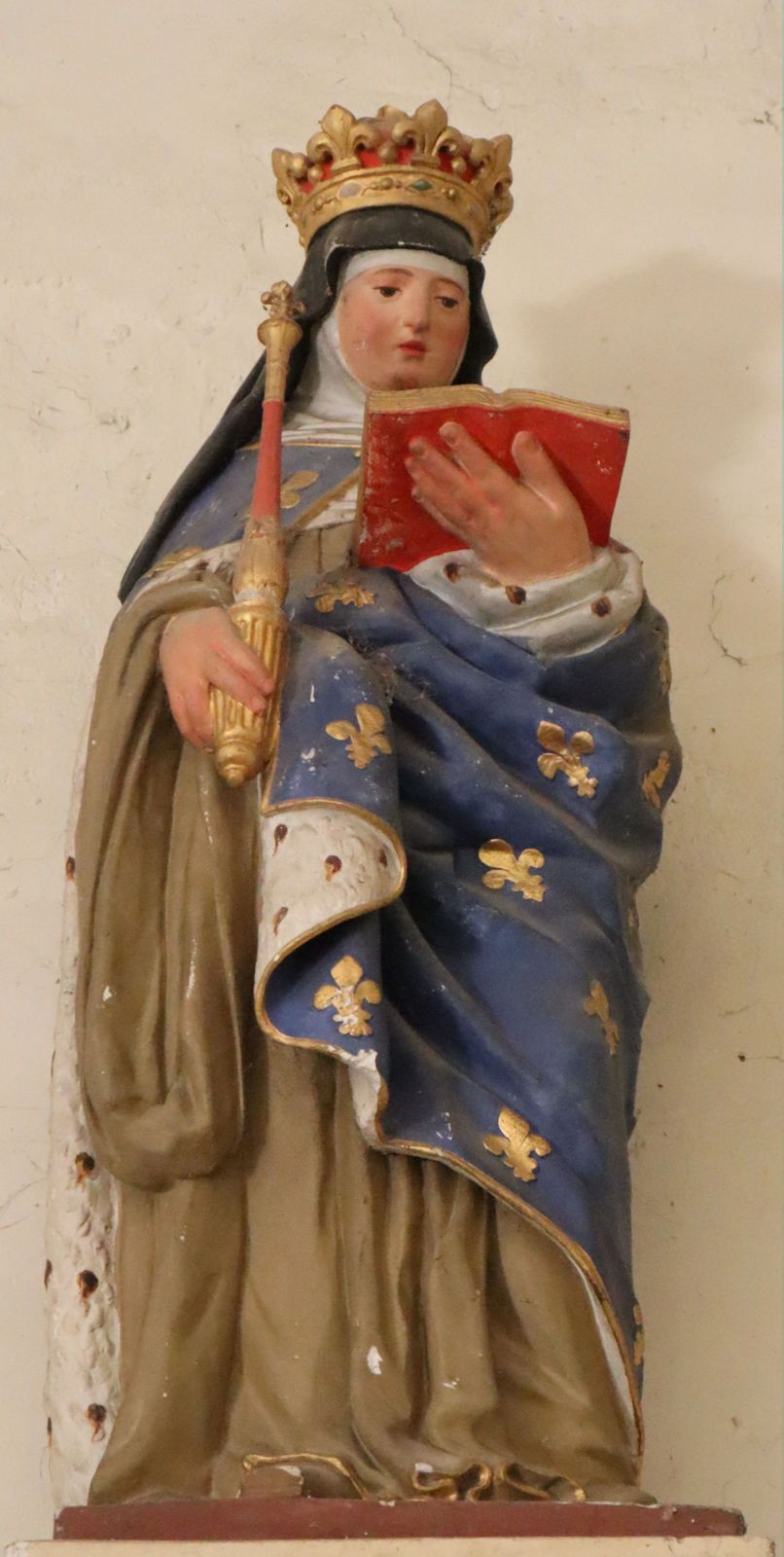 Statue in der Imperia geweihten Pfarrkirche in Mauprévoir