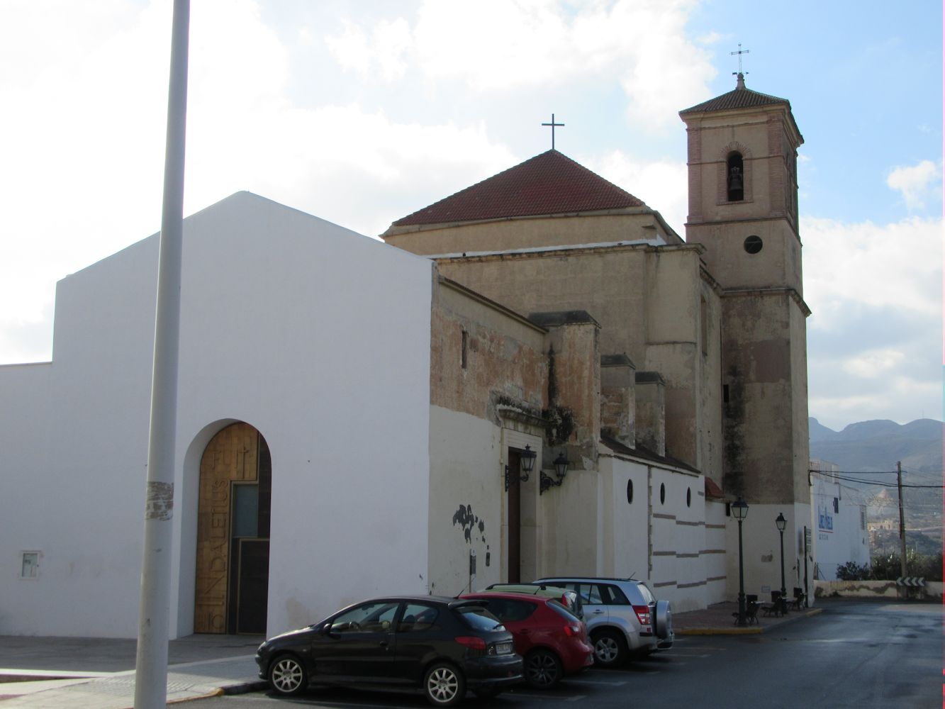 Kirche in Urci heute, eraut 1573 von den „Katholischen Königen”