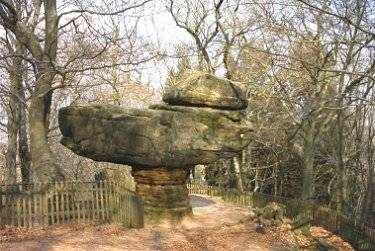 Naturdenkmal „großer Stiefel” bei sankt ingbert