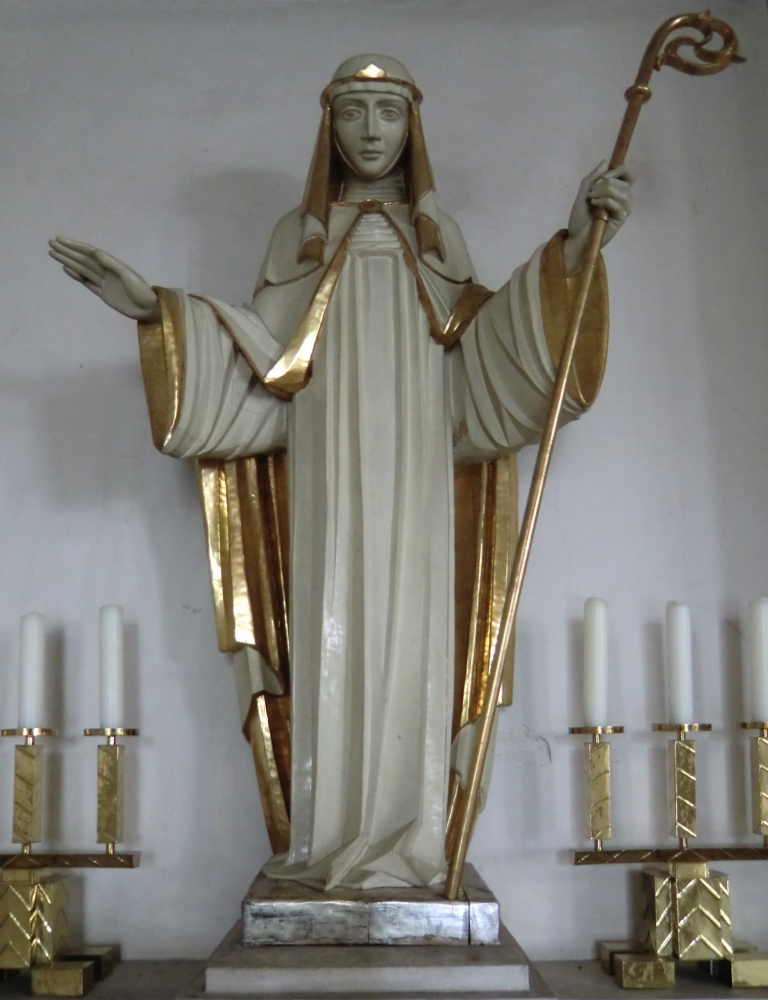 Max Strobel: Statue, 1931, in der Klosterkirche in Bad Buchau