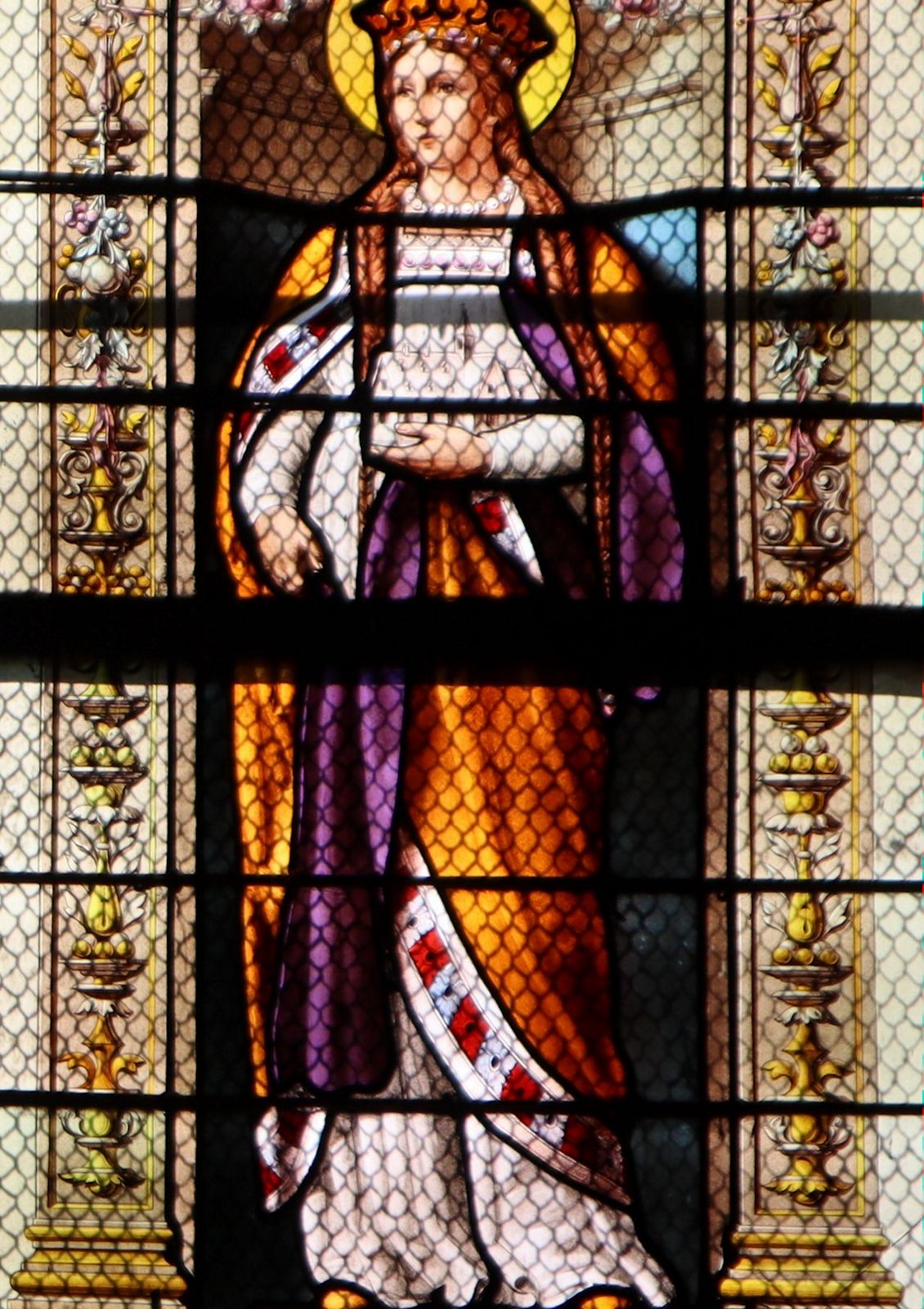 Charles Champigneule: Glasfenster, 1885, in der Kirche Saint-Médard in Paris