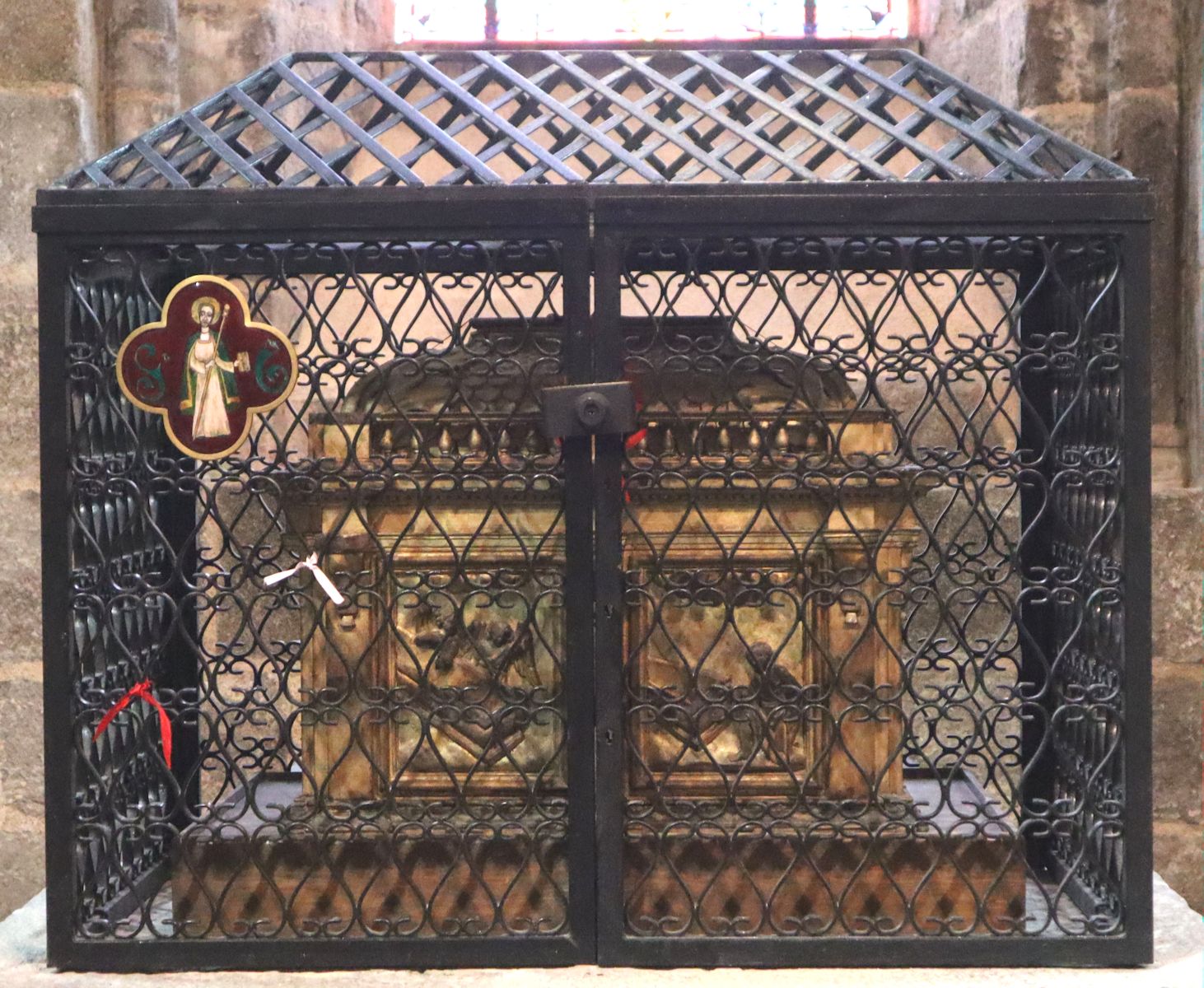 Reliquiar in der Kirche Saint-Pierre-ès-Liens in Le Dorat