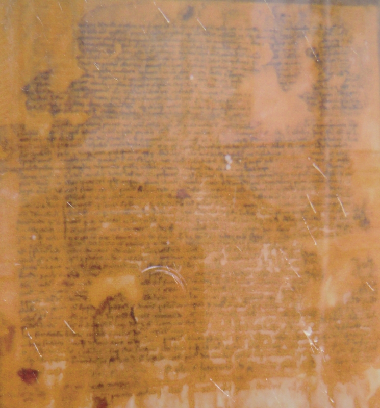 Jakobs Brief an Johannes von Capestrano, im Museo Libreria di San Giacomo della Marca in Monteprandone