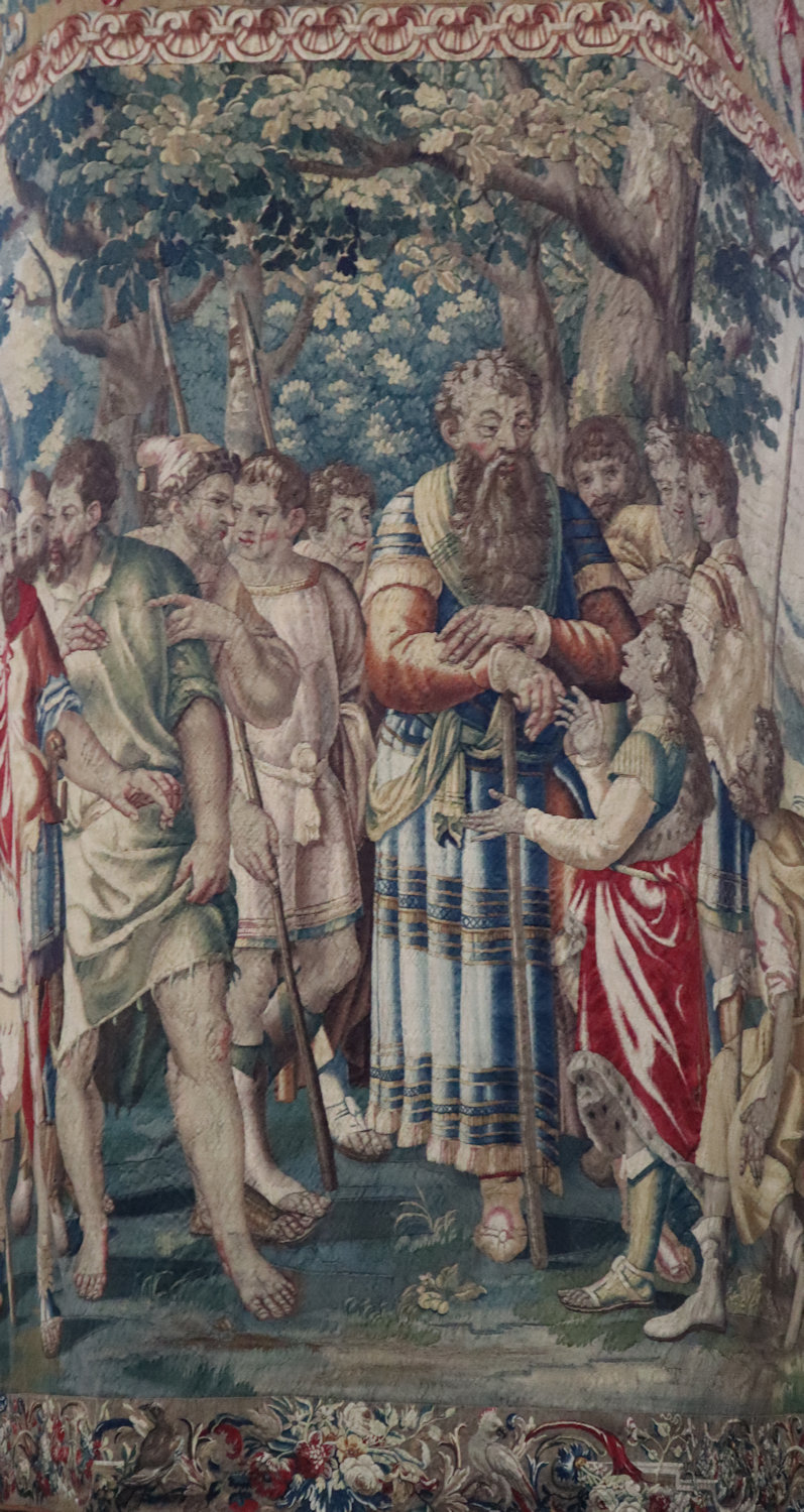 Heinrich Reydams: Jakob und seine Söhne, Bildteppich, um 1680, in der Stiftskirche Kremsmünster in Oberösterreich