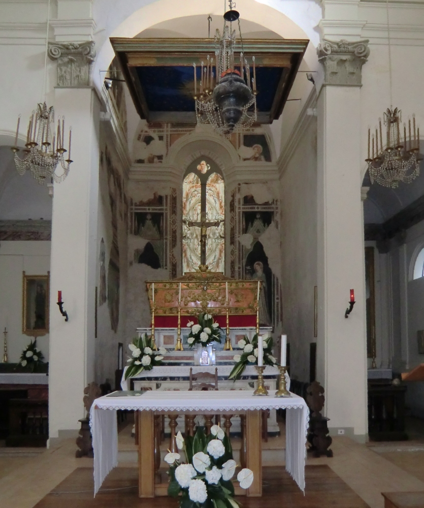 Jakobs Sarg in der Dominikanerkirche San Grigorio in Bevagna