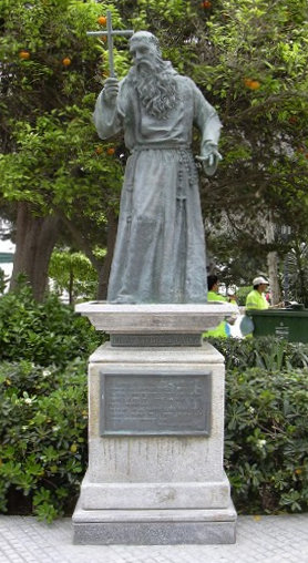 Francisco „Paco” Parra: Statue an der Festung zum Meer in Cádiz