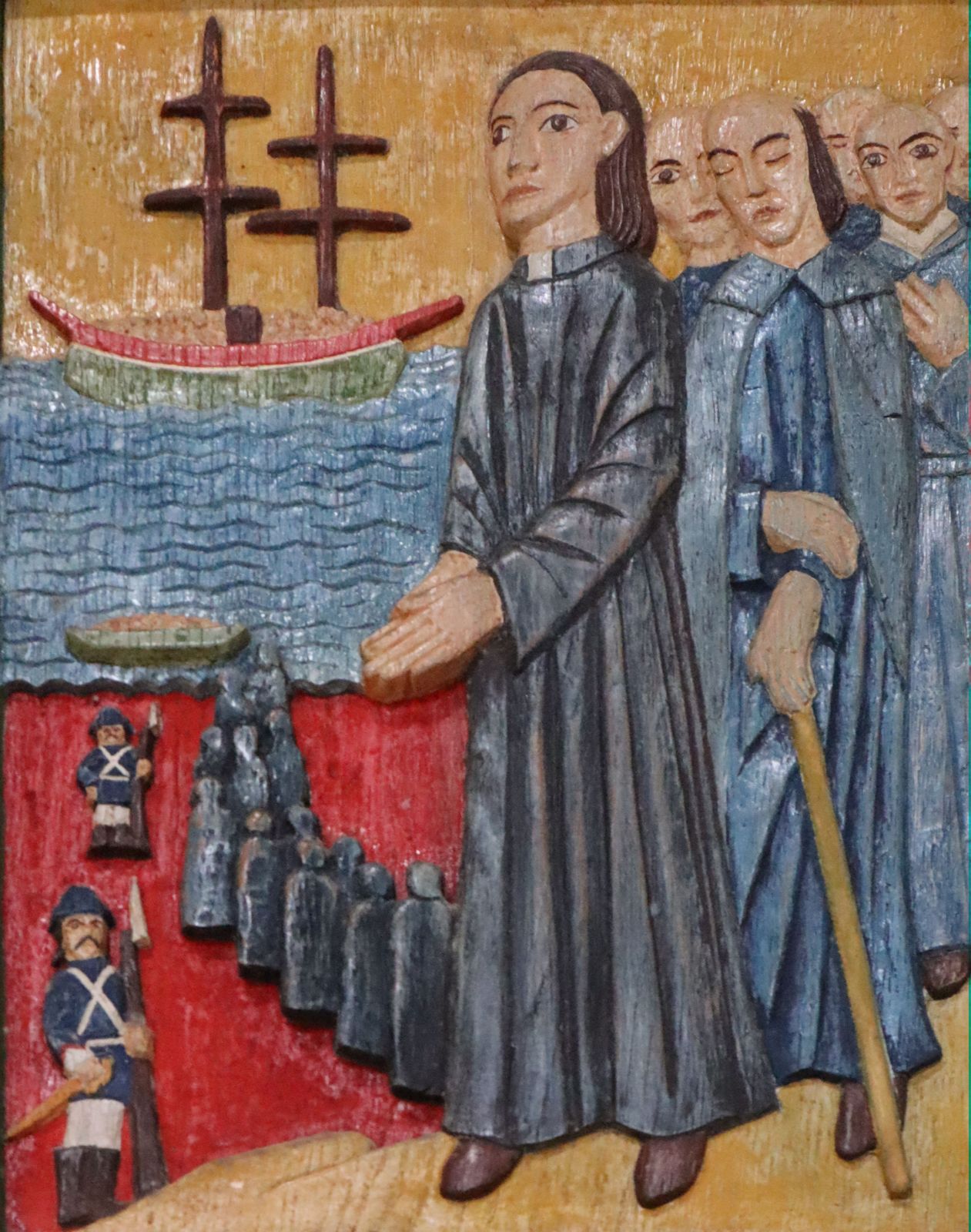 Pascal Beauvais: Bildnis, 1995, in der der Kathedrale in Tulle