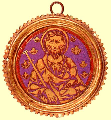 Medaillon aus Siena, um 1320, in den vatikanischen Museen