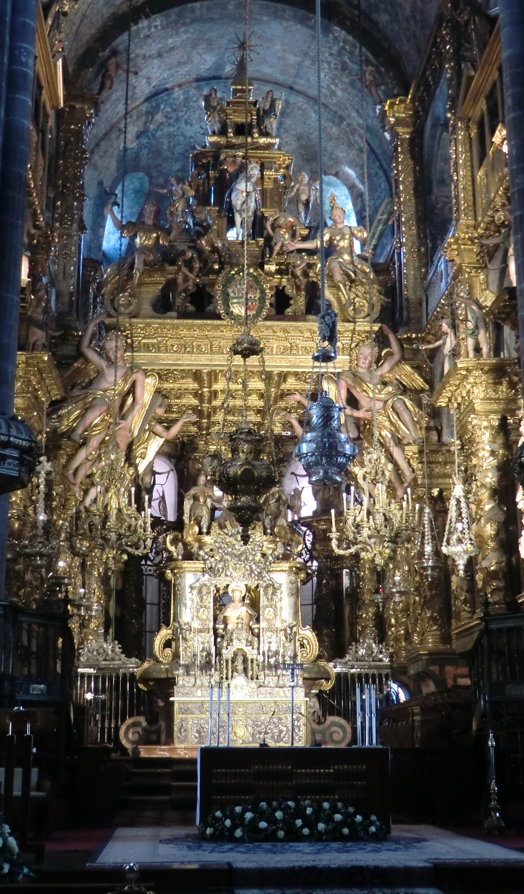 Hochaltar in der Kathedrale in Santiago de Compostela