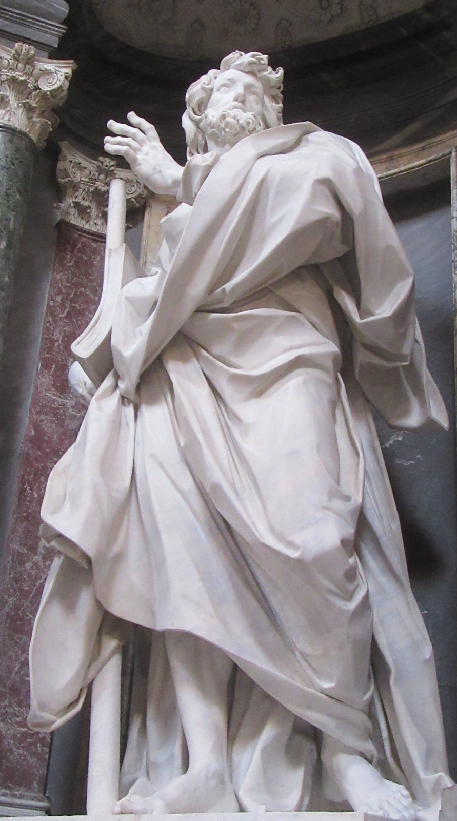 Angelo De Rossi: Statue, 1705 - 1711, in der Basilika San Giovanni in Laterano in Rom