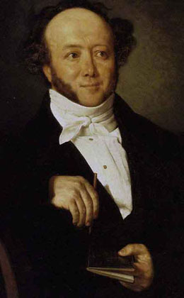 Johann Friedrich Dietler: Portrait, um 1844