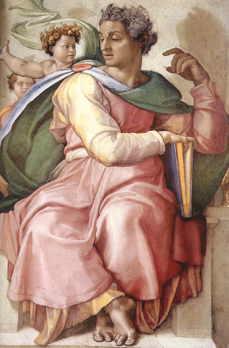 Michelangelo: Fresko von 1509 in der Sixtinischen Kappelle im Vatikan