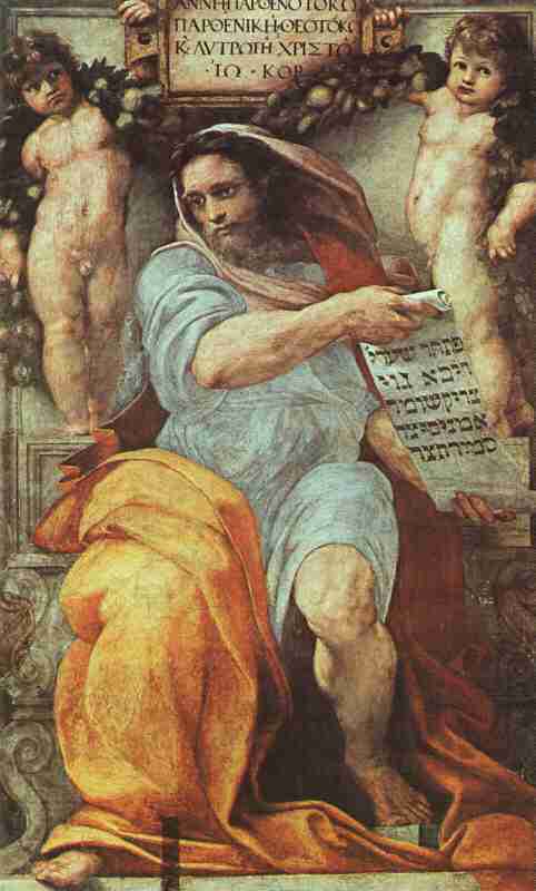 Raphael: Fresko von 1511/12, in der Kirche des Sant' Agostino in Rom