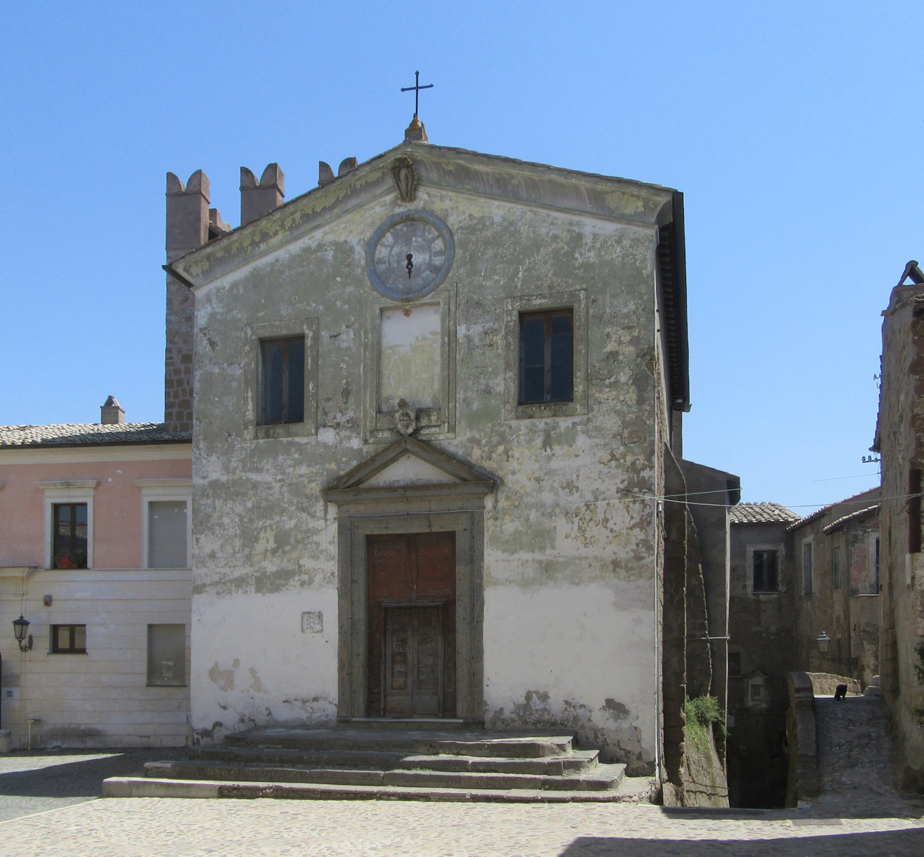 Kirche >Santissimo Nome di Gesù in Calcata Vecchia