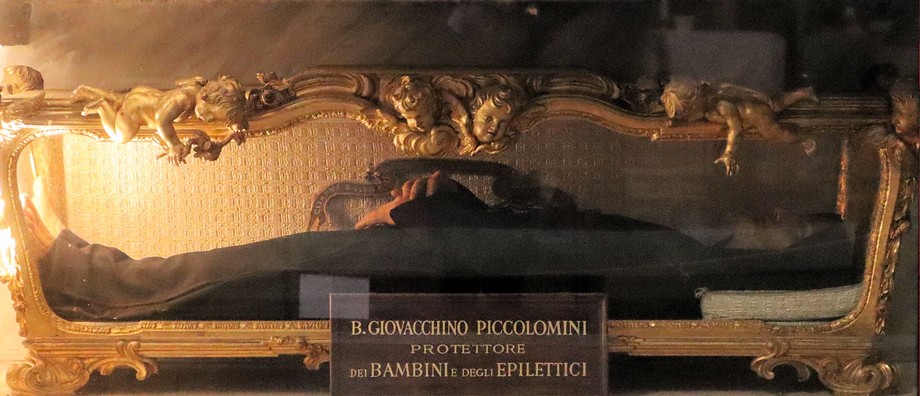 Joachims Glassarg in der Kirche S. Maria dei Servi in Siena