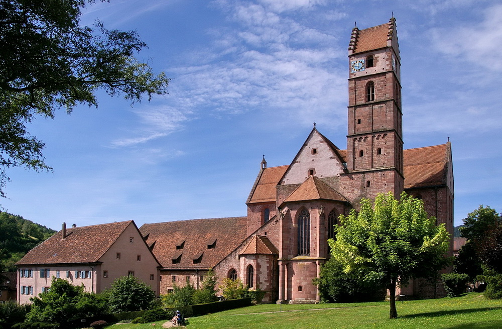 Kirche, Klostergebäude und Pfarrhaus in Alpirsbach