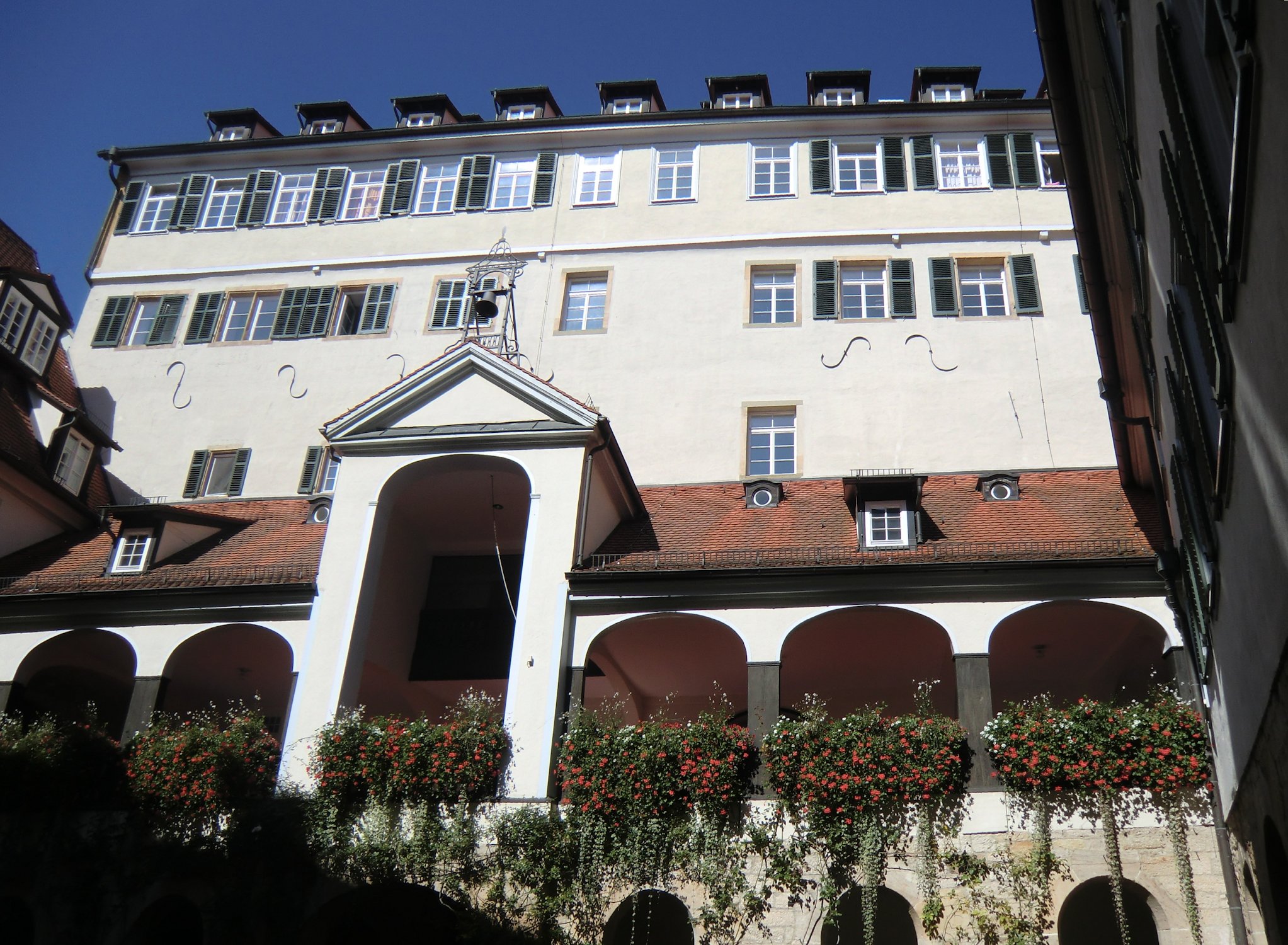 Innenhof im Evang. Stift in Tübingen