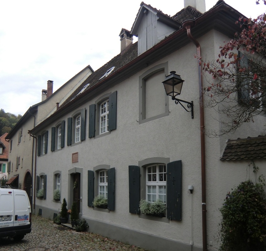 ehemalige Lateinschule in Schopfheim, in der Hebel nach dem Tod seiner Mutter 1773/1774 lebte und lernte