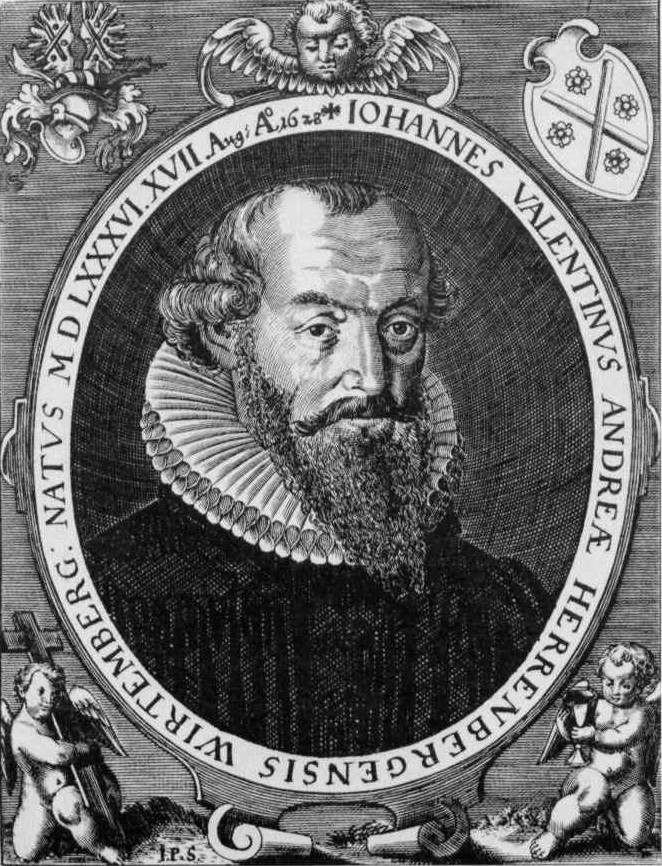 Johann Valentin Andreä im Jahr 1628
