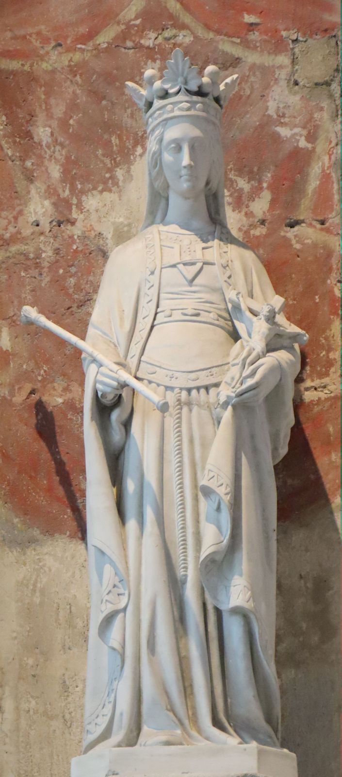 Statue in der Nikolaus-Kirche in St-Nicolas-de-Port