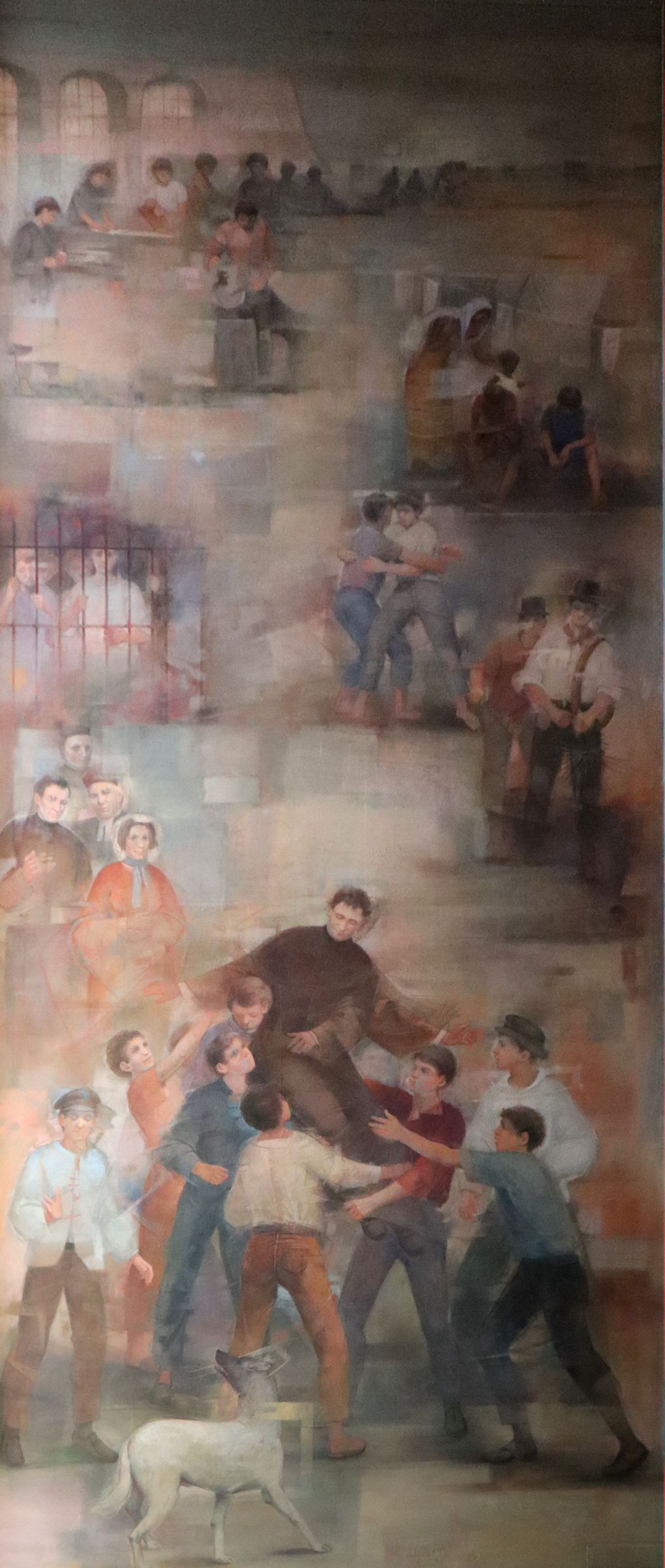 Fresko im Sanktuarium Colle Don Bosco