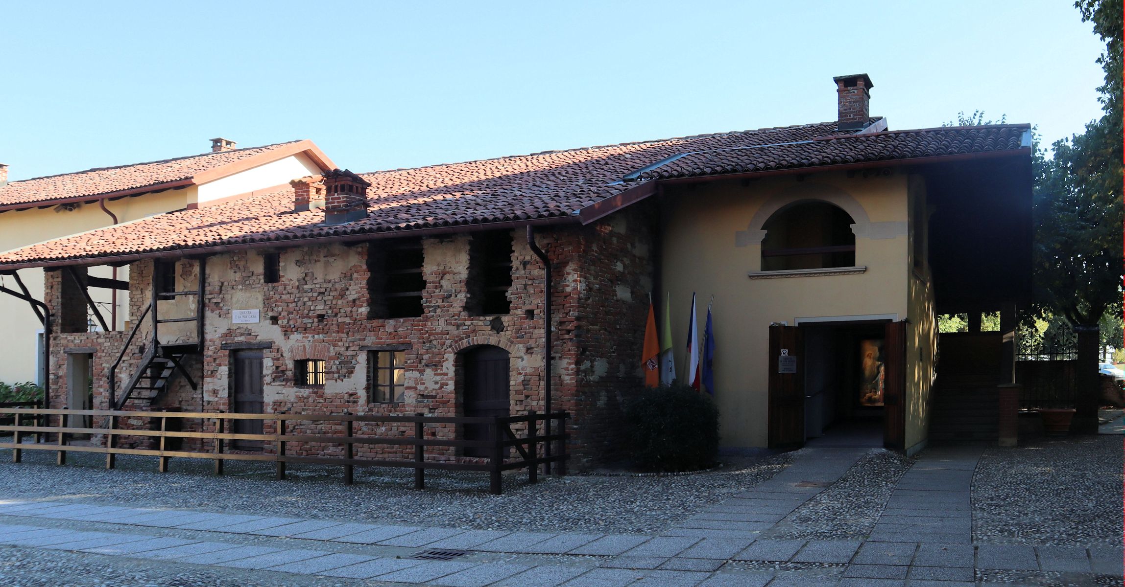 Geburtshaus von Johannes in Becchi, heute Colle Don Bosco