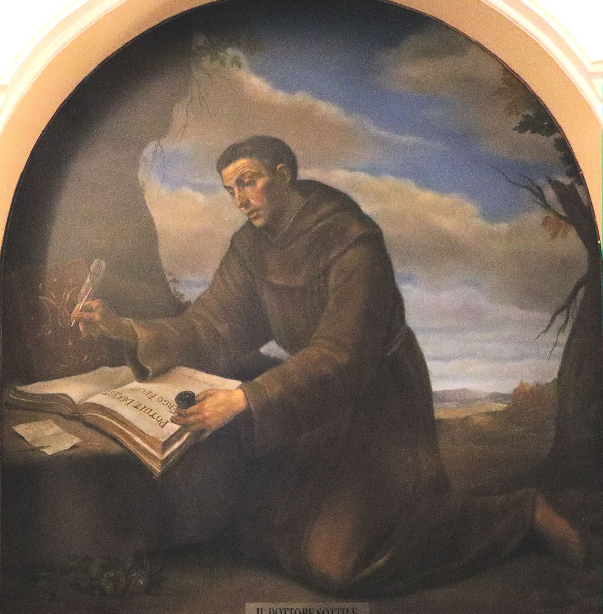 Fresko in der Klosterkirche San Biagio in Acireale bei Catania