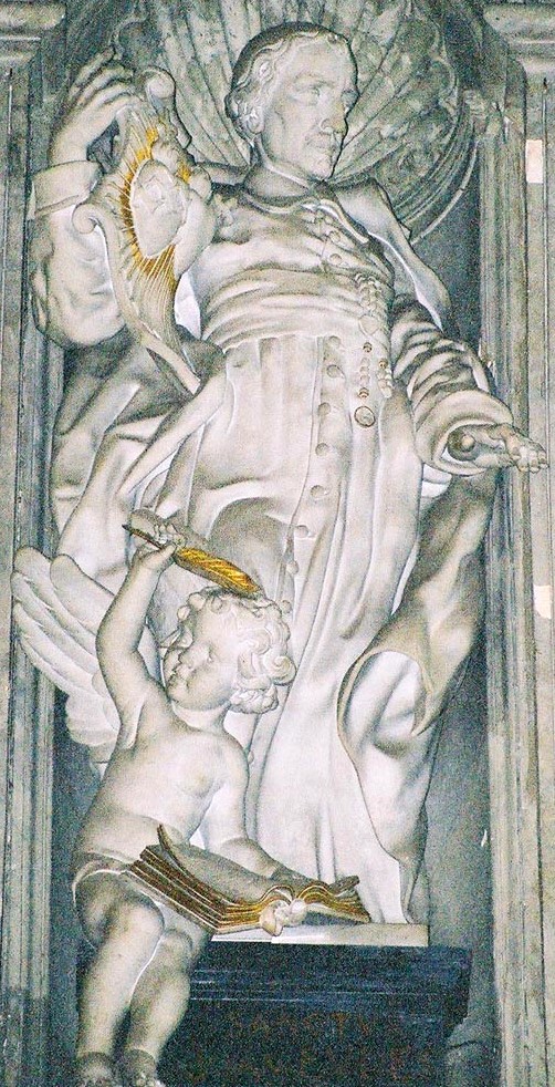 Statue im Petersdom im Vatikan