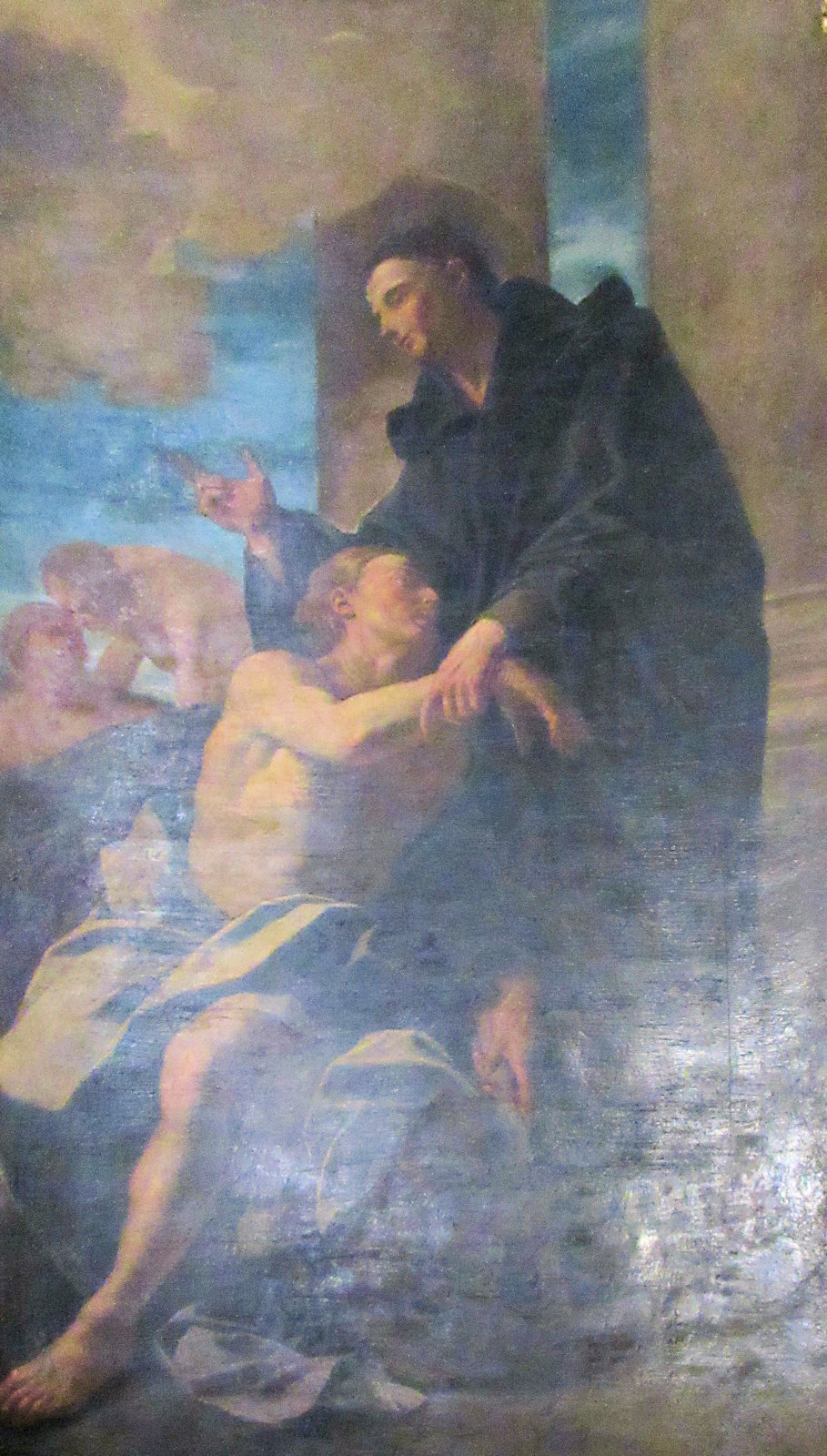 Johannes mit Kranken, um 1660, in der Kirche Sant'Agostino in Rom