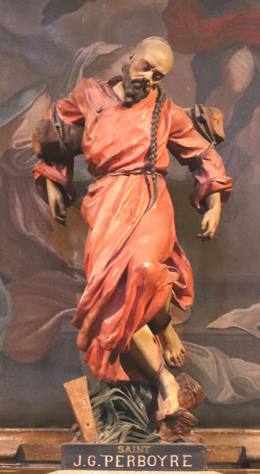 Altarfigur in der Kathedrale in Cahors