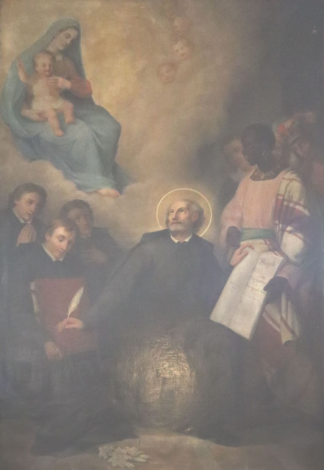 Bild, entstanden anlässlich der Seligsprechung von Johannes, in der heute als Konzertsaal genutzten Kirche Santa Maria Corteorlandini in Lucca