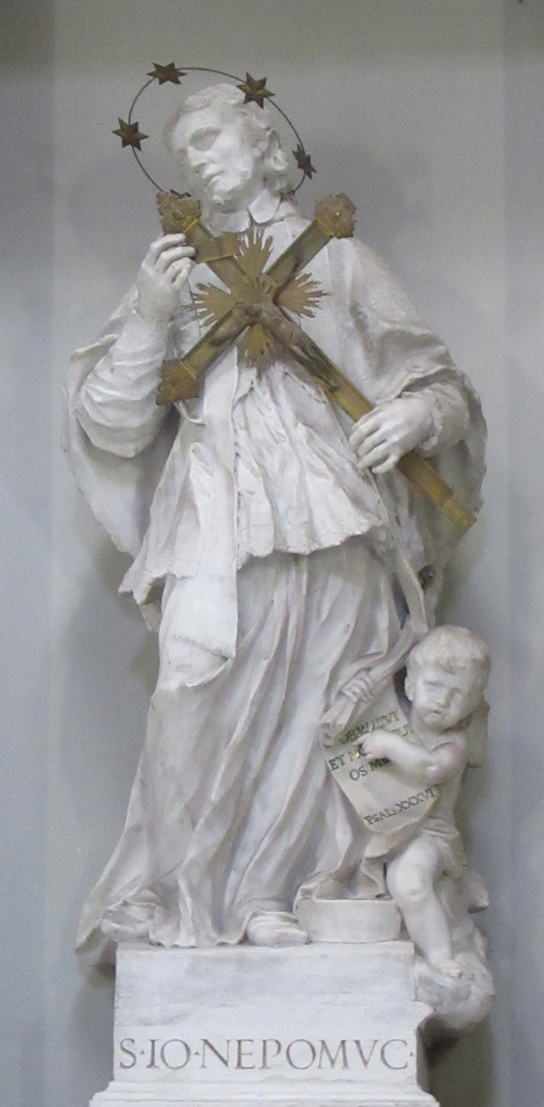Giovanni Altobelli: Statue, 18. Jahrhundert, in der Kirche San Lorenzo in Lucina in Rom