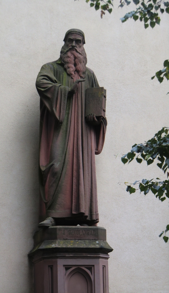 Ludwig Keiser: Statue, 1862, am Münster in Basel