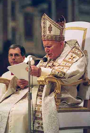 Papst Johannes Paul II. im Heiligen Jahr 2000